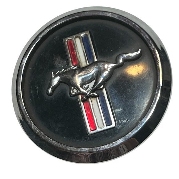 Ford Mustang Hubcap Emblem Center Cap 5w1j1a096BA chrome 21252 READ BUBBLE Car - Picture 1 of 5